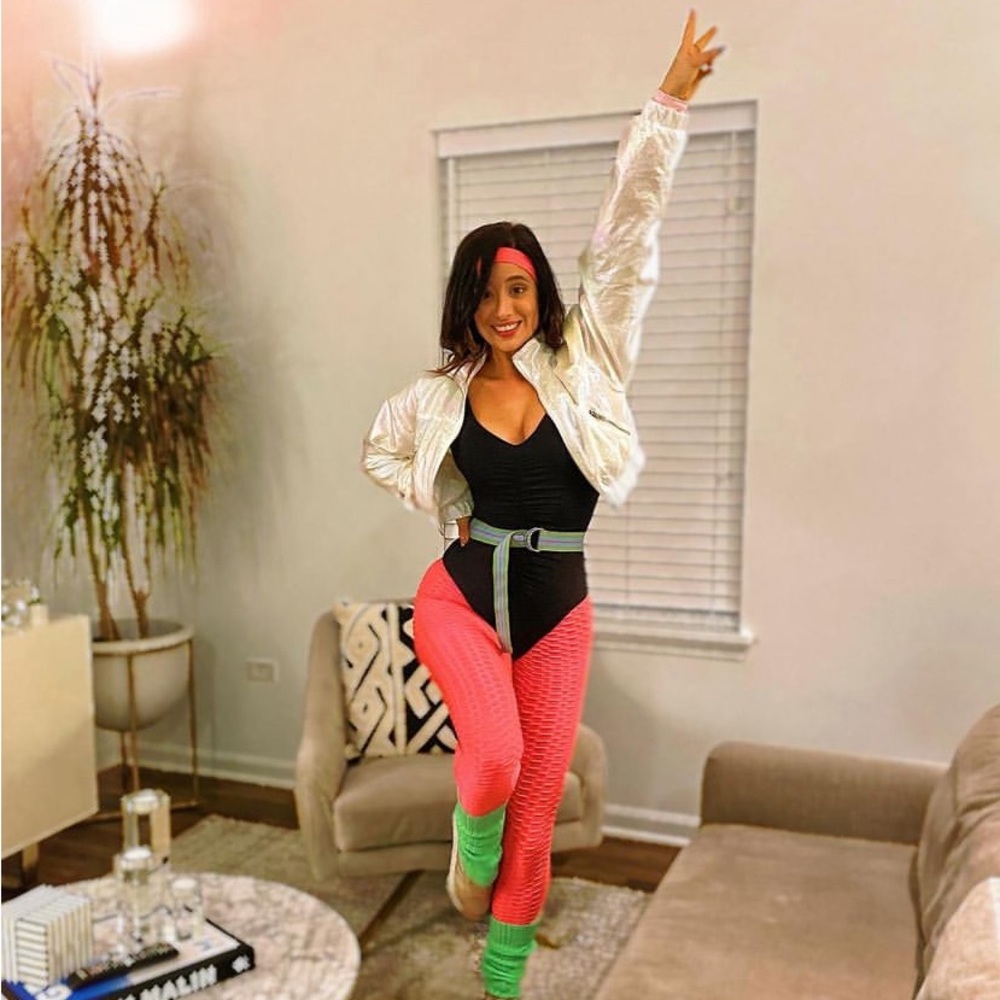 80’s aerobic Halloween costume